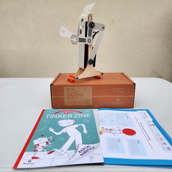 KiwiCo Kiwi Crate Science Kit Walking Robot Building set Engineering Tinker Crat - Picture 2 of 10